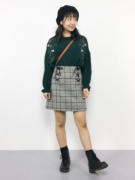 エル 🍒さん（レディース・157cm）の秋コーディネート