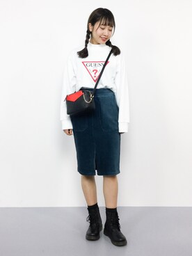 E R Uさん（レディース・157cm）の秋コーディネート