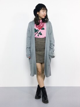 E R Uさん（レディース・157cm）の秋コーディネート