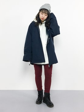 「DETAILS（ディテールズ）のアイテム（ブルゾン）」を使った、エル 🍒さん（レディース・157cm）の秋コーディネート
