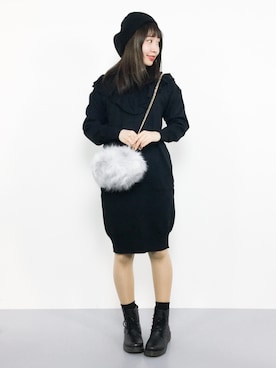 E R Uさん（レディース・157cm）の秋コーディネート