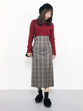 E R Uさん（レディース・157cm）の秋コーディネート