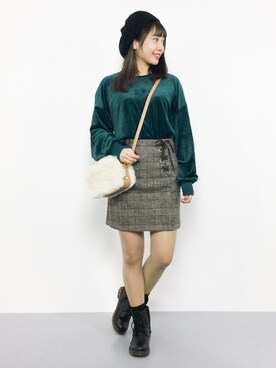 E R Uさん（レディース・157cm）の秋コーディネート