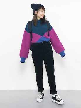 E R Uさん(レディース・157cm)の秋コーディネート