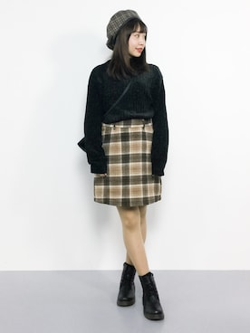 エル 🍒さん(レディース・157cm)の秋コーディネート