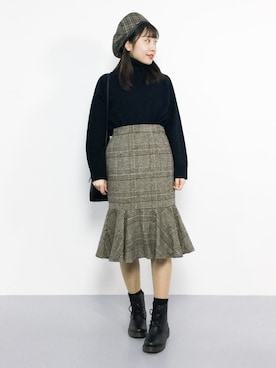 エル 🍒さん（レディース・157cm）の秋コーディネート