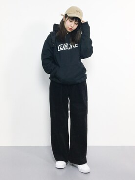 「Factor=（ファクターイコール）のアイテム（パンツ）」を使った、エル 🍒さん（レディース・157cm）の秋コーディネート