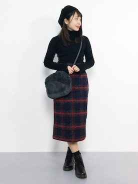 E R Uさん（レディース・157cm）の秋コーディネート