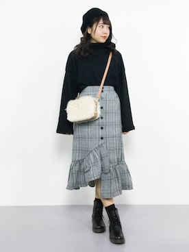 E R Uさん(レディース・157cm)の秋コーディネート