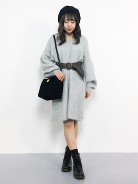 E R Uさん（レディース・157cm）の冬コーディネート