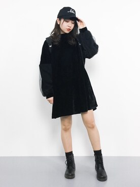 E R Uさん（レディース・157cm）の冬コーディネート