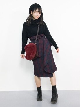 E R Uさん(レディース・157cm)の冬コーディネート