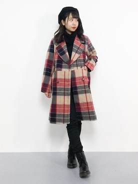 E R Uさん(レディース・157cm)の冬コーディネート