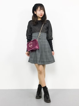 E R Uさん（レディース・157cm）の冬コーディネート