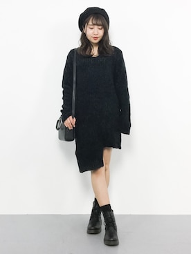 E R Uさん（レディース・157cm）の冬コーディネート