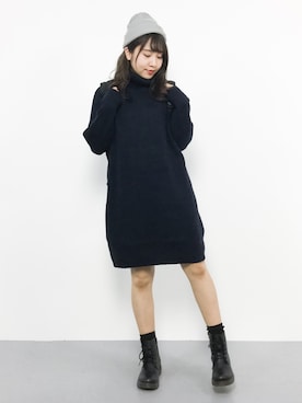 「AMERICAN HOLIC」｜エル 🍒さん（レディース・157cm）の冬コーディネート