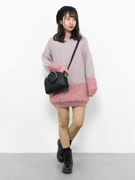 E R Uさん（レディース・157cm）の冬コーディネート