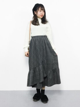 E R Uさん(レディース・157cm)の冬コーディネート