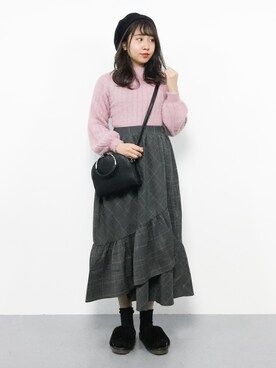 E R Uさん(レディース・157cm)の冬コーディネート