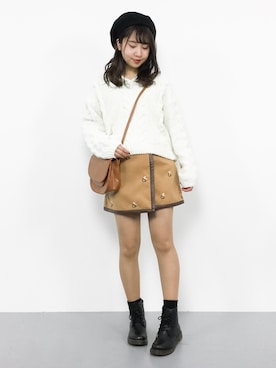 E R Uさん（レディース・157cm）の冬コーディネート