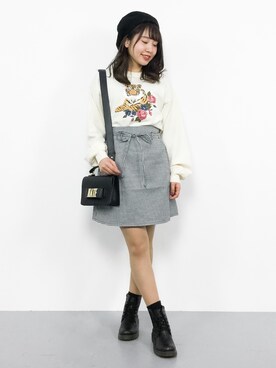 E R Uさん（レディース・157cm）の冬コーディネート