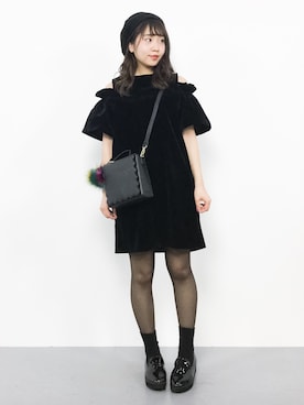 E R Uさん（レディース・157cm）の冬コーディネート