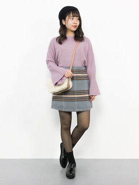 E R Uさん（レディース・157cm）の冬コーディネート