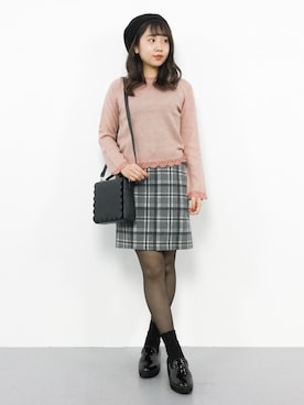 E R Uさん（レディース・157cm）の冬コーディネート