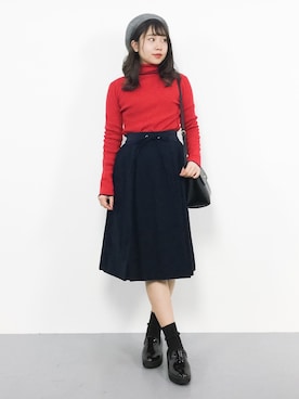 E R Uさん（レディース・157cm）の冬コーディネート