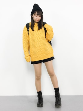 E R Uさん（レディース・157cm）の冬コーディネート