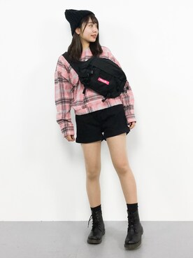 E R Uさん（レディース・157cm）の冬コーディネート