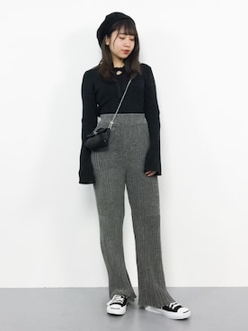 E R Uさん（レディース・157cm）の冬コーディネート