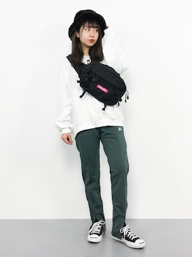 E R Uさん（レディース・157cm）の冬コーディネート