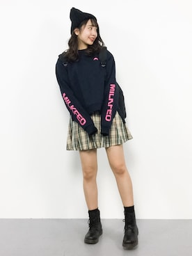 E R Uさん(レディース・157cm)の冬コーディネート