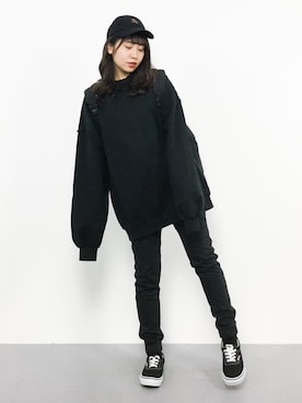 E R Uさん（レディース・157cm）の冬コーディネート