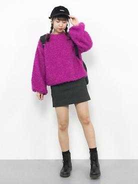 E R Uさん（レディース・157cm）の冬コーディネート