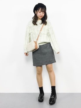 E R Uさん(レディース・157cm)の冬コーディネート