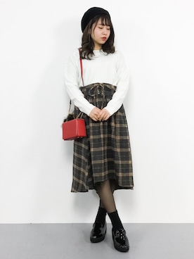 E R Uさん（レディース・157cm）の冬コーディネート