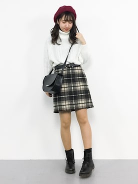 E R Uさん(レディース・157cm)の冬コーディネート