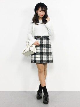 E R Uさん（レディース・157cm）の冬コーディネート