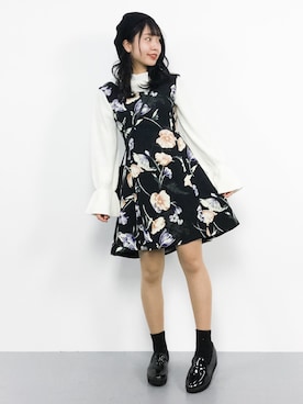 エル 🍒さん（レディース・157cm）の冬コーディネート