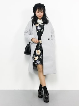 エル 🍒さん（レディース・157cm）の冬コーディネート