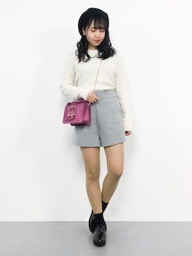 エル 🍒さん（レディース・157cm）の冬コーディネート