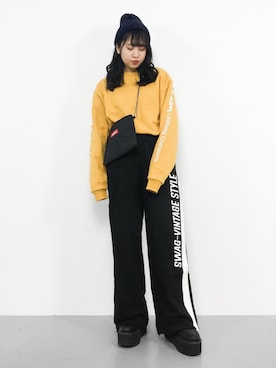 E R Uさん（レディース・157cm）の冬コーディネート