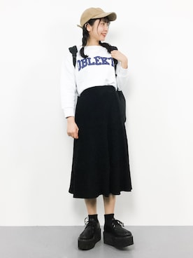 E R Uさん（レディース・157cm）の冬コーディネート