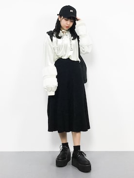 E R Uさん（レディース・157cm）の冬コーディネート