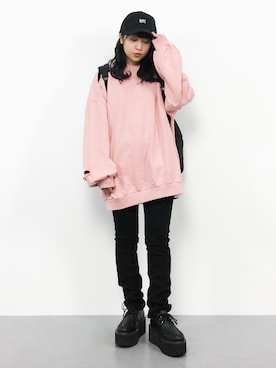 E R Uさん（レディース・157cm）の冬コーディネート