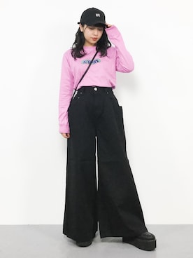 E R Uさん（レディース・157cm）の冬コーディネート