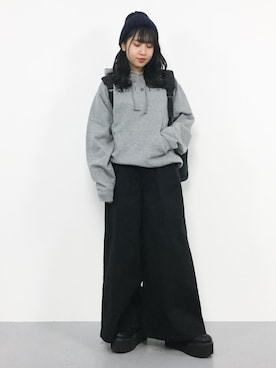 E R Uさん（レディース・157cm）の冬コーディネート