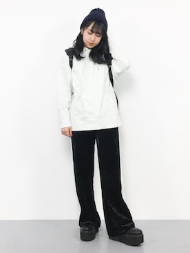 E R Uさん（レディース・157cm）の冬コーディネート